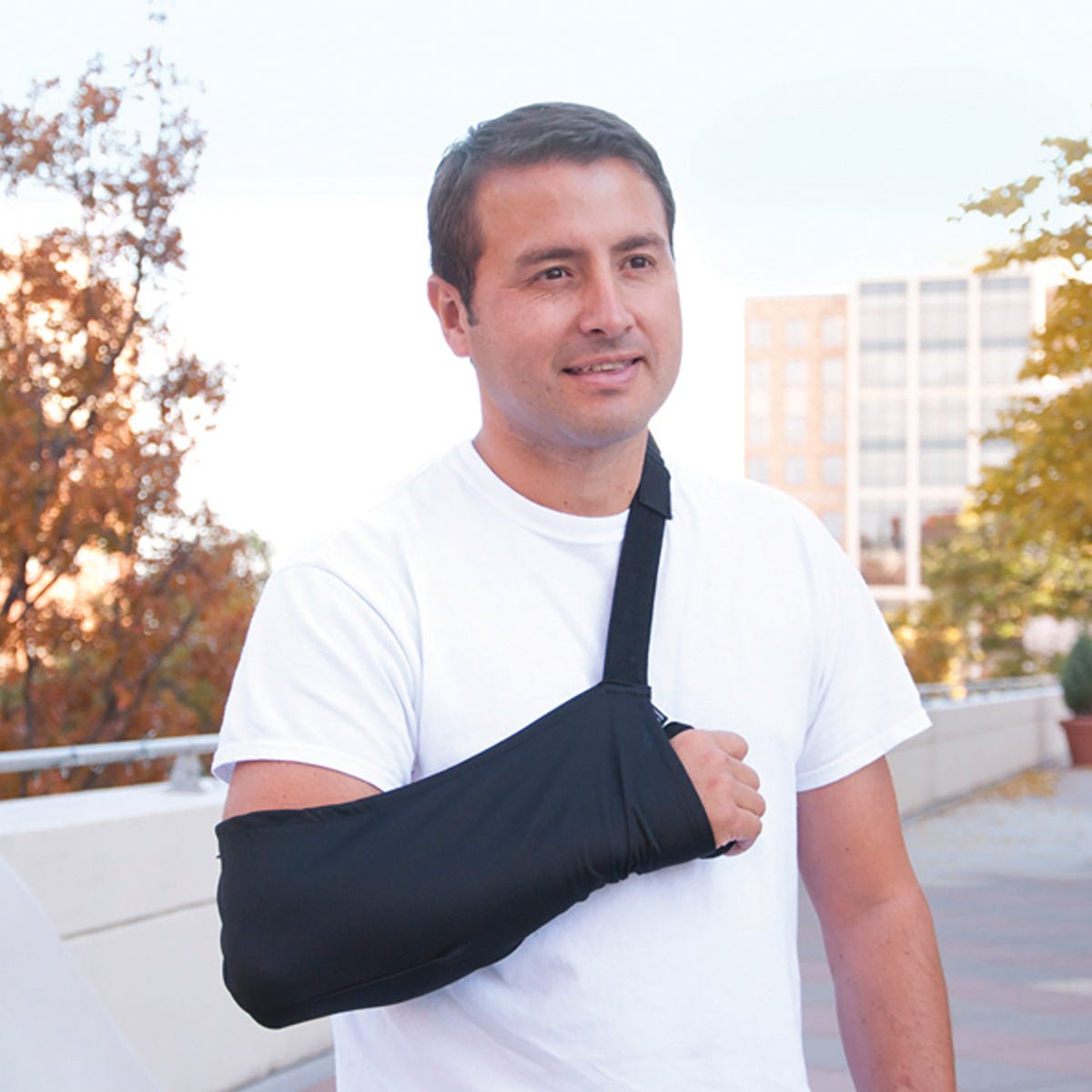Brownmed IMAK RSI Arm Sling with Immobilizer - Universal - Black - Forza Sports