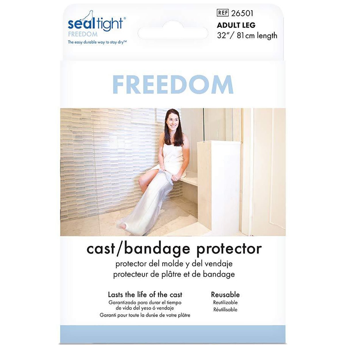 Seal - Tight Freedom Waterproof Leg Cast Cover and Bandage Protector - Forza Sports