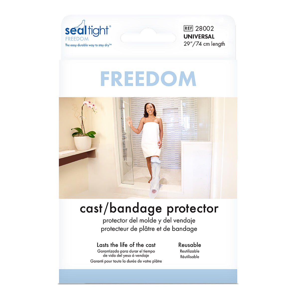 Brownmed Seal Tight Freedom Cast and Bandage Protector - Universal - Clear - Forza Sports