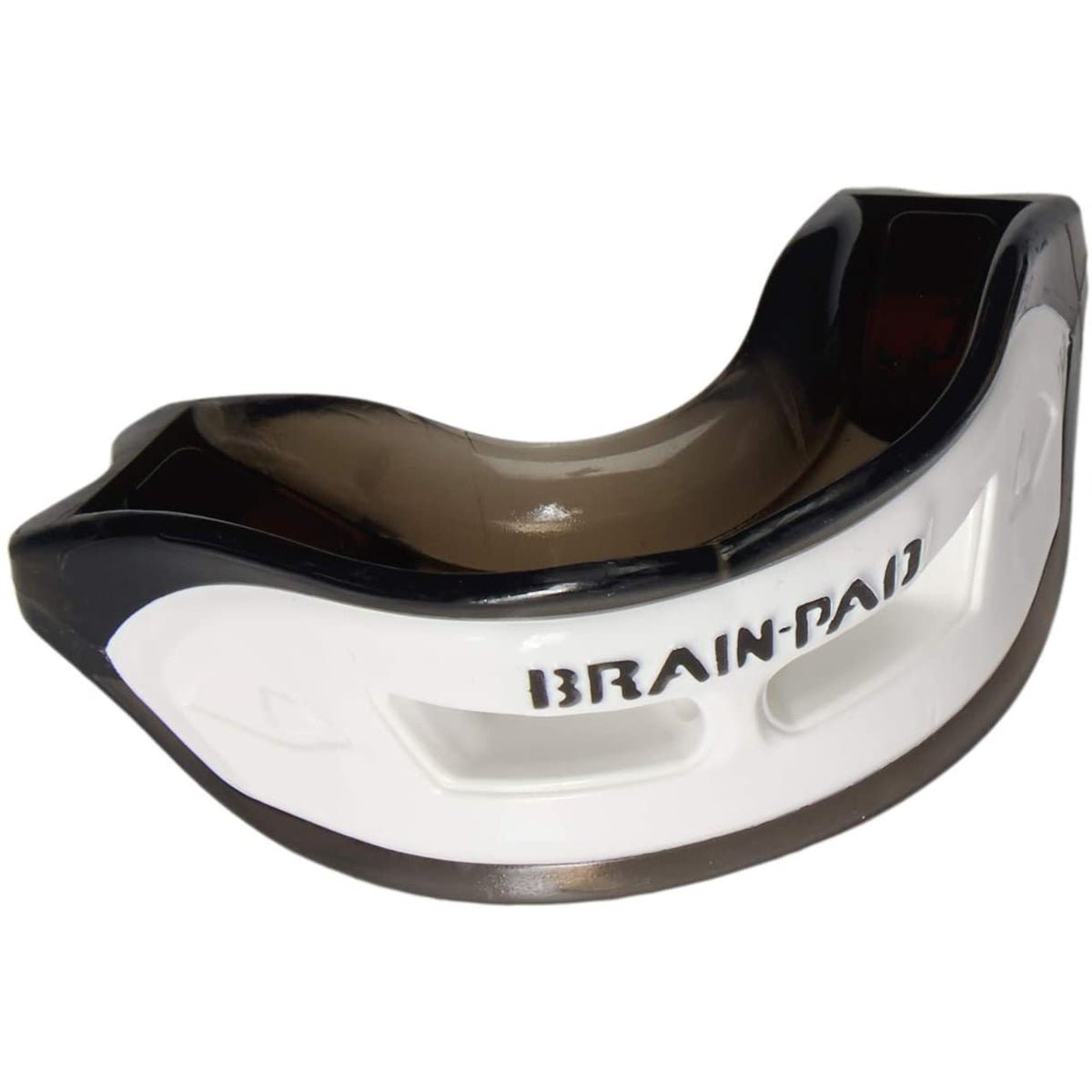 Brain Pad 3XS Professional Mouthguard with Case - Black/White - Forza Sports