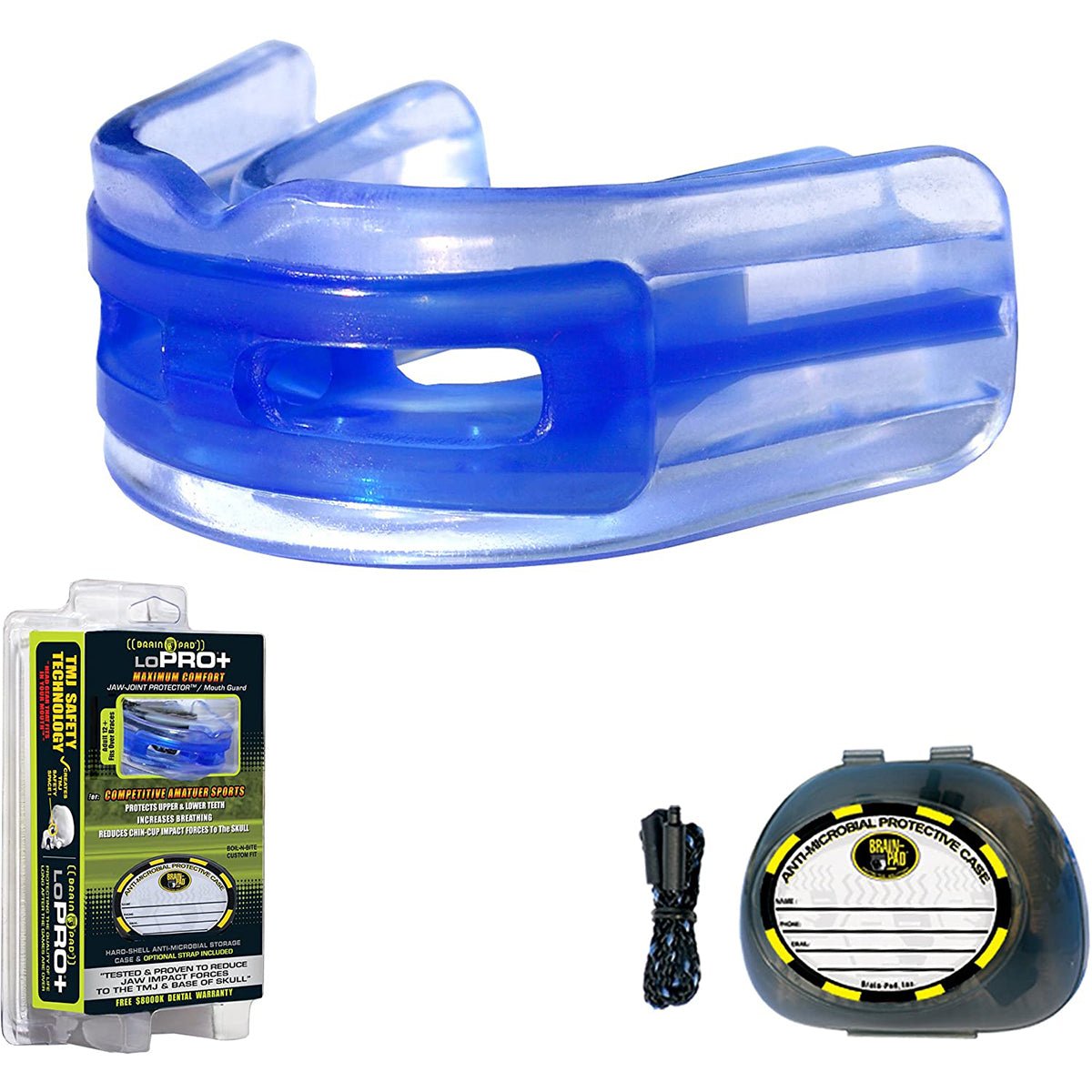 Brain Pad LoPro+ Mouthguard - Blue - Forza Sports