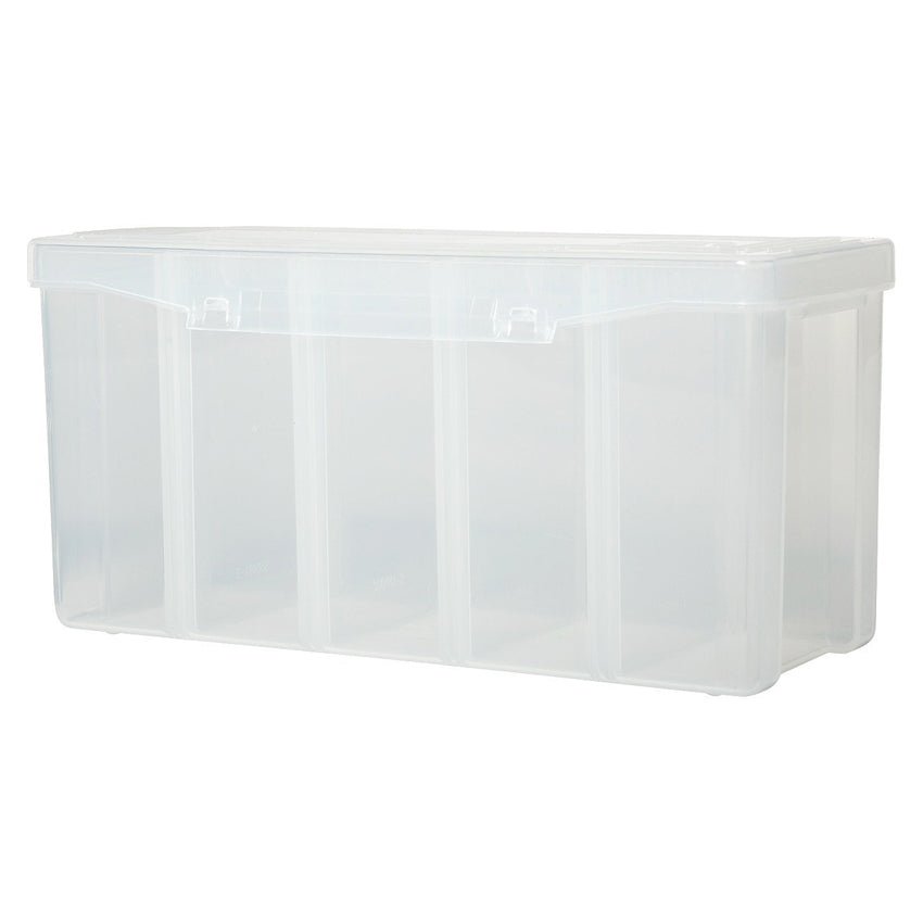 Plano 350400 SpinnerBait Box with Removable Racks - Clear - Forza Sports
