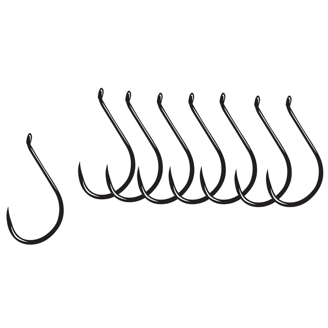Gamakatsu Barbless Octopus Hooks (8 Ct) - Forza Sports