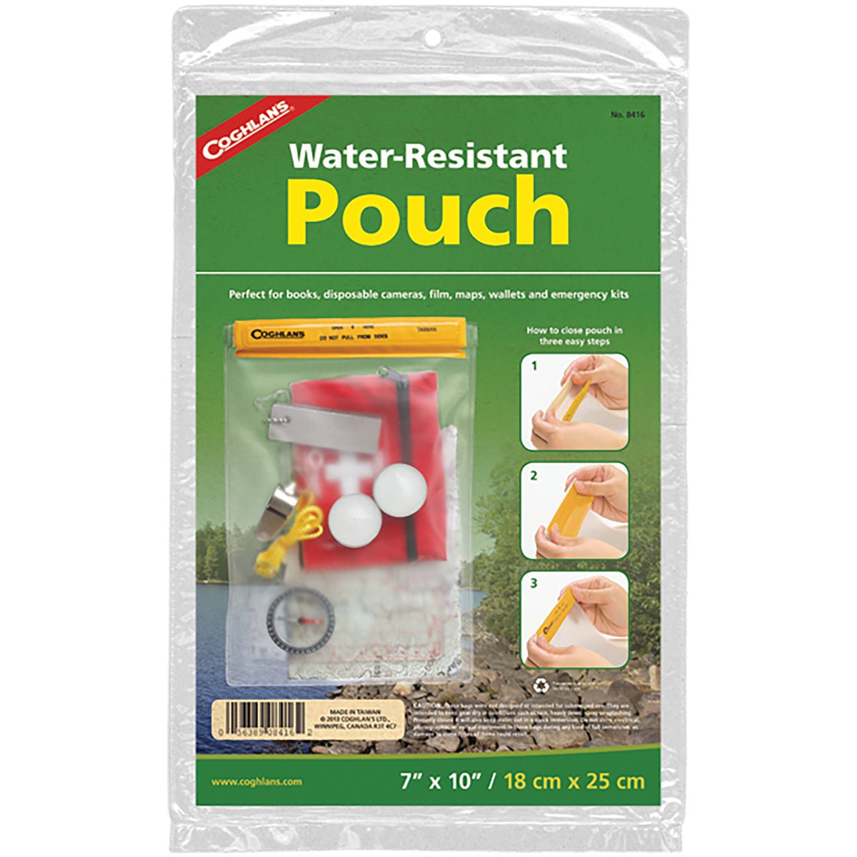 Coghlan's Water Resistant Pouch, Store Matches, Passports, Supplies, & First Aid - Forza Sports