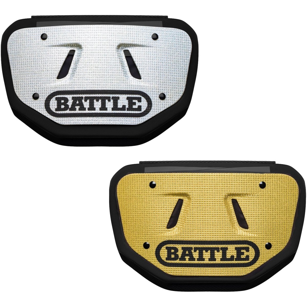 Battle Sports Diamond Adult Chrome Protective Football Back Plate - Forza Sports