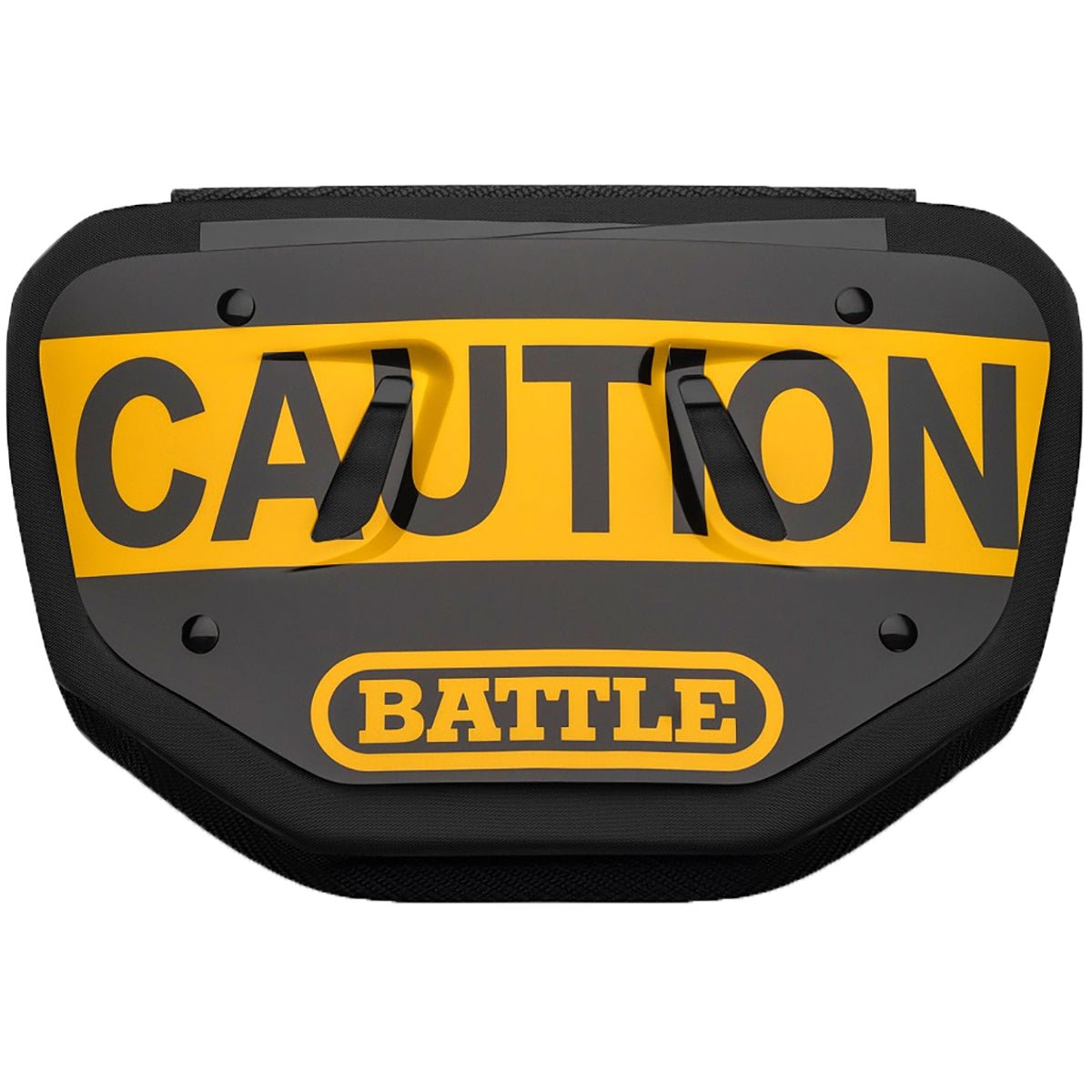 Battle Sports Caution Chrome Protective Football Back Plate - Forza Sports