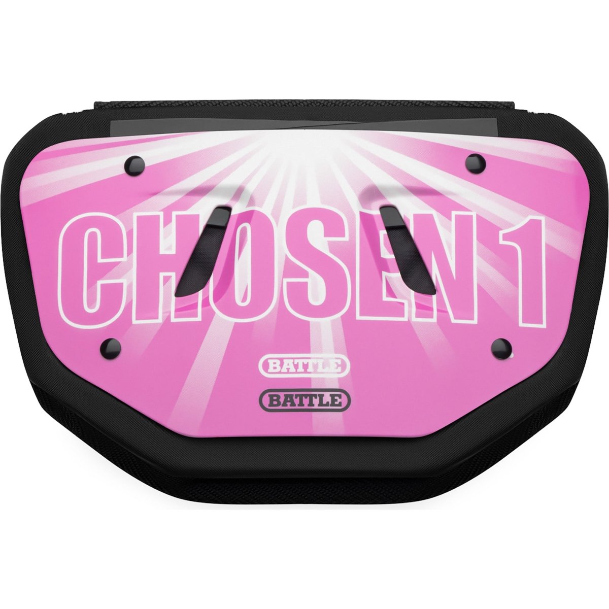 Battle Sports Chosen 1 UV Reactive Protective Football Back Plate - Pink - Forza Sports