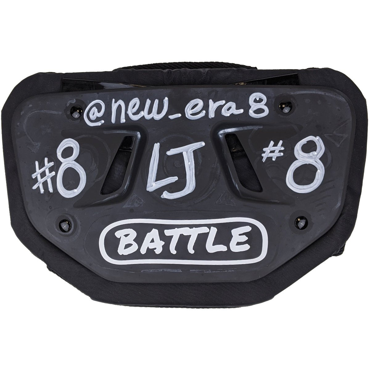Battle Sports Blackboard Protective Football Back Plate - Black - Forza Sports