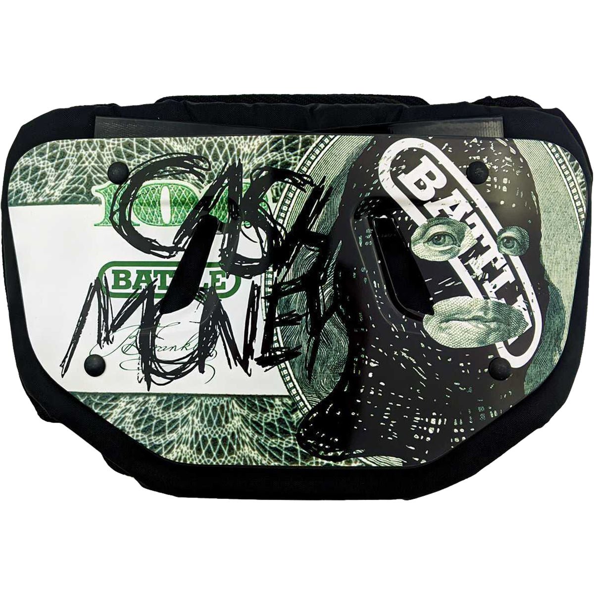 Battle Sports Cash Money Chrome Football Back Plate - Forza Sports