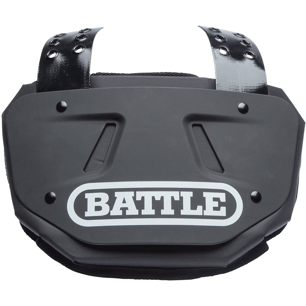 Battle Sports Protective Football Back Plate - Black/White - Forza Sports