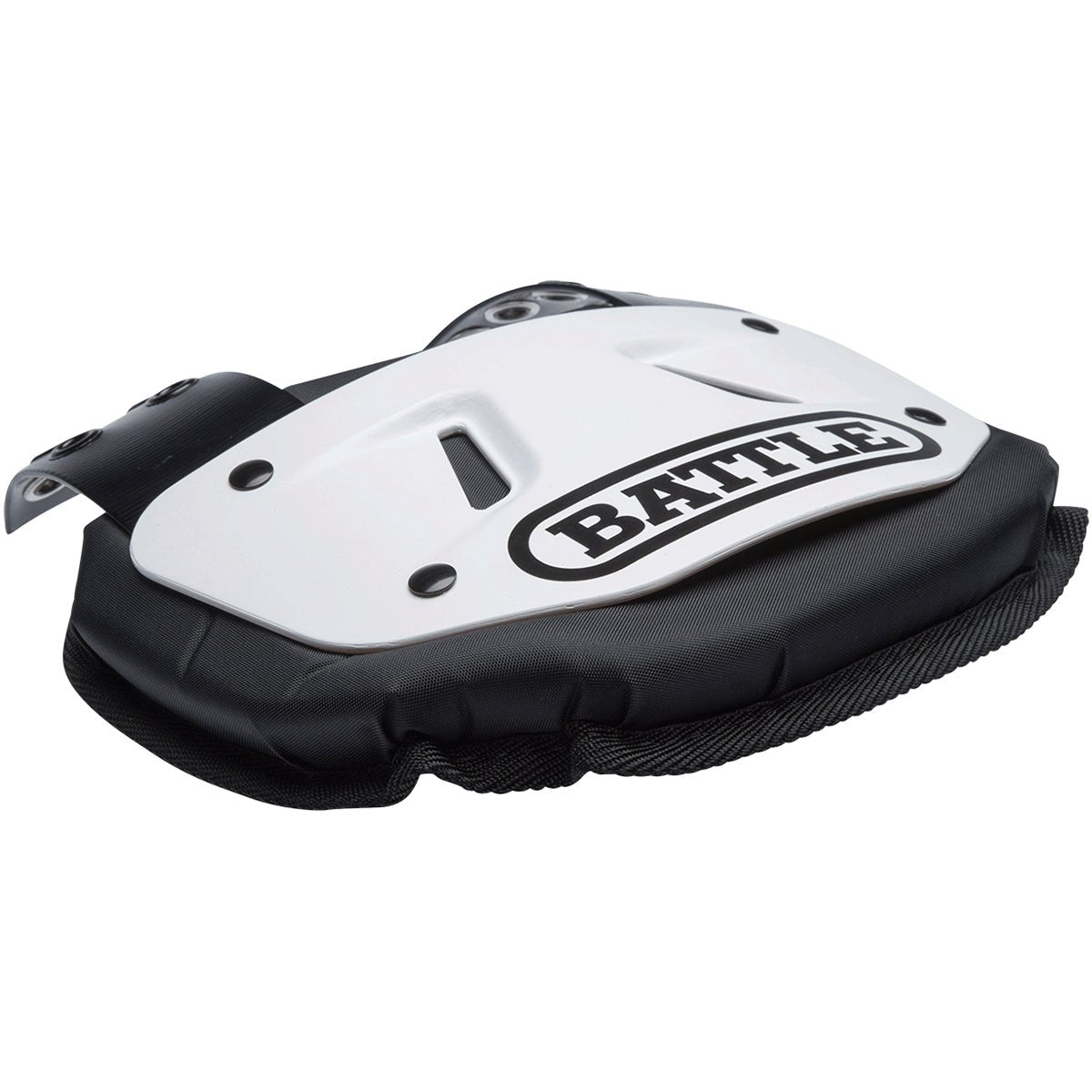 Battle Sports Protective Football Back Plate - White/Black - Forza Sports