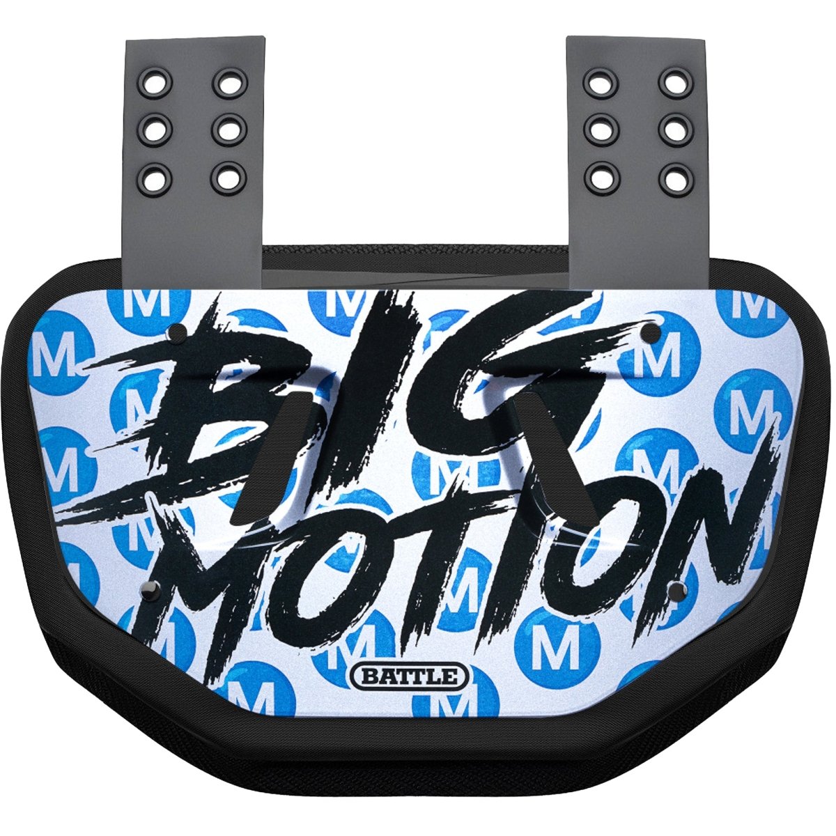 Battle Sports Big Motion Chrome Protective Football Back Plate - Forza Sports