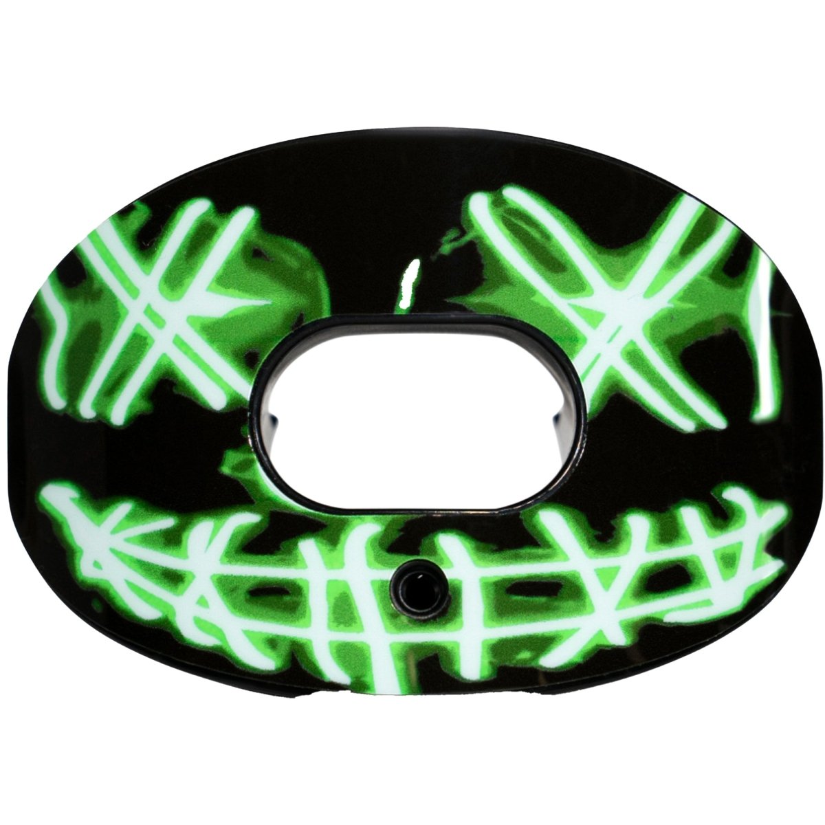 Battle Sports Nightmare 2.0 Oxygen Lip Protector Mouthguard - Neon Green - Forza Sports