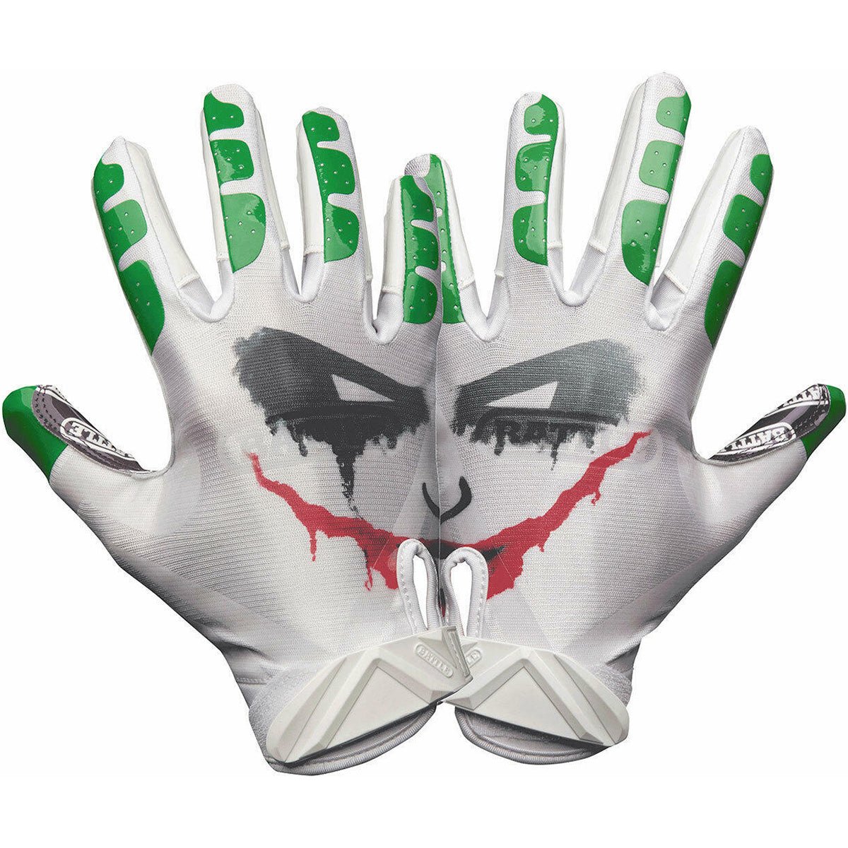 Battle Sports Villain Cloaked Ultra - Stick Football Gloves - White - Forza Sports