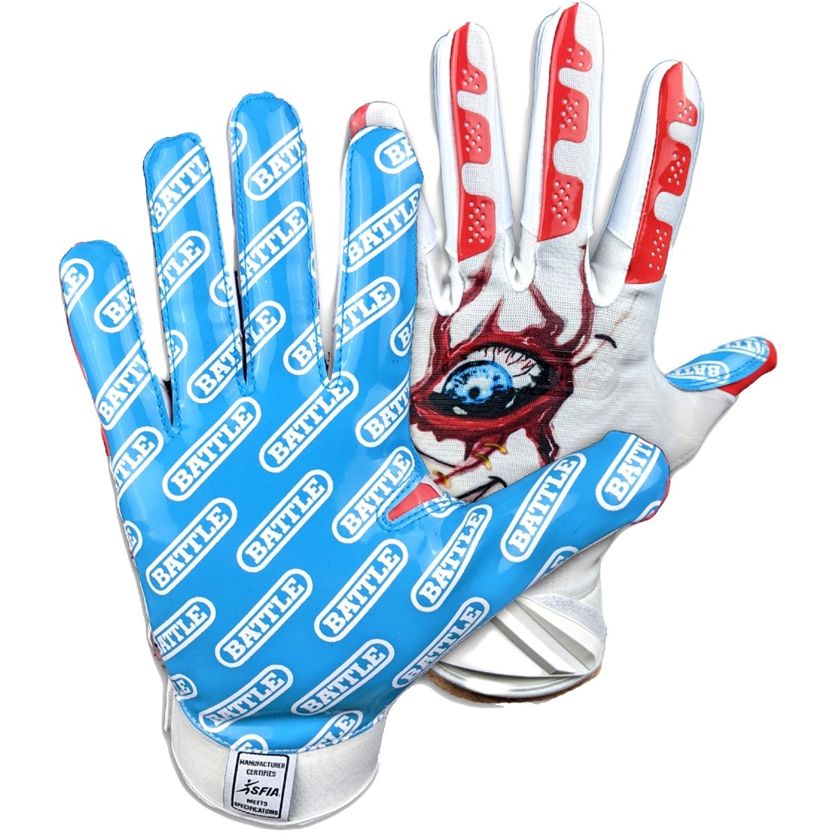 Battle Sports Youth Lil Evil Cloaked Football Receiver Gloves - Forza Sports