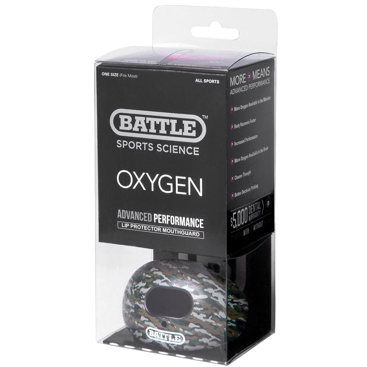 Battle Sports Camo Limited Edition Oxygen Lip Protector Mouthguard - Forza Sports