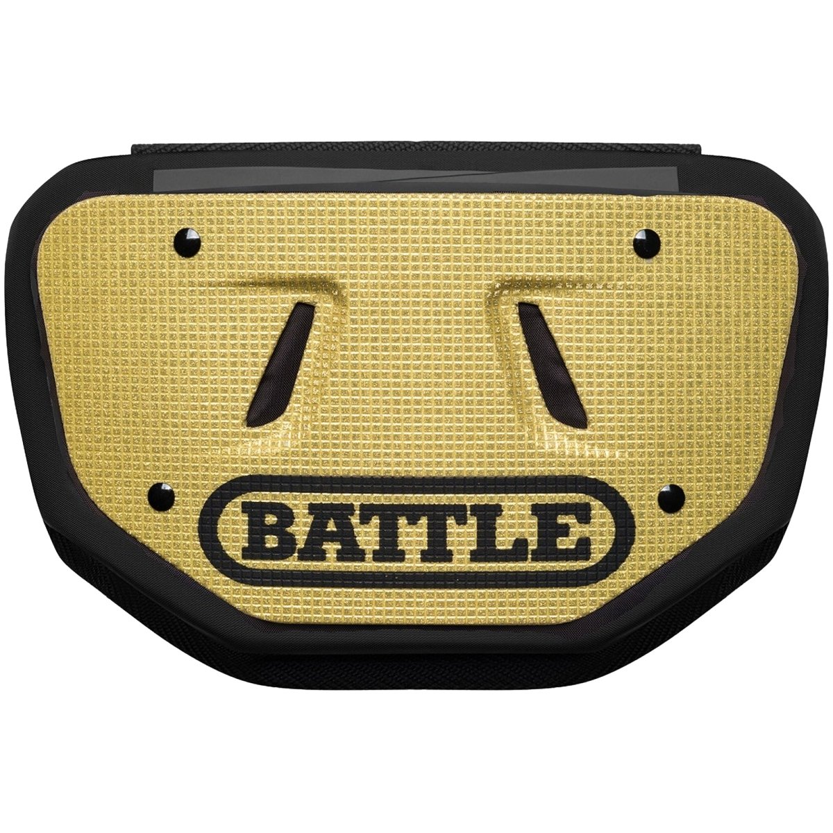 Battle Sports Youth 3D Diamonds Protective Football Back Plate - Gold - Forza Sports
