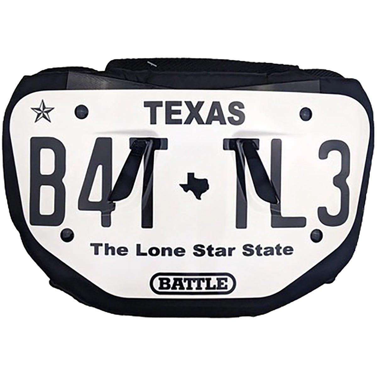 Battle Sports Adult License Plate Protective Football Back Plate - Forza Sports