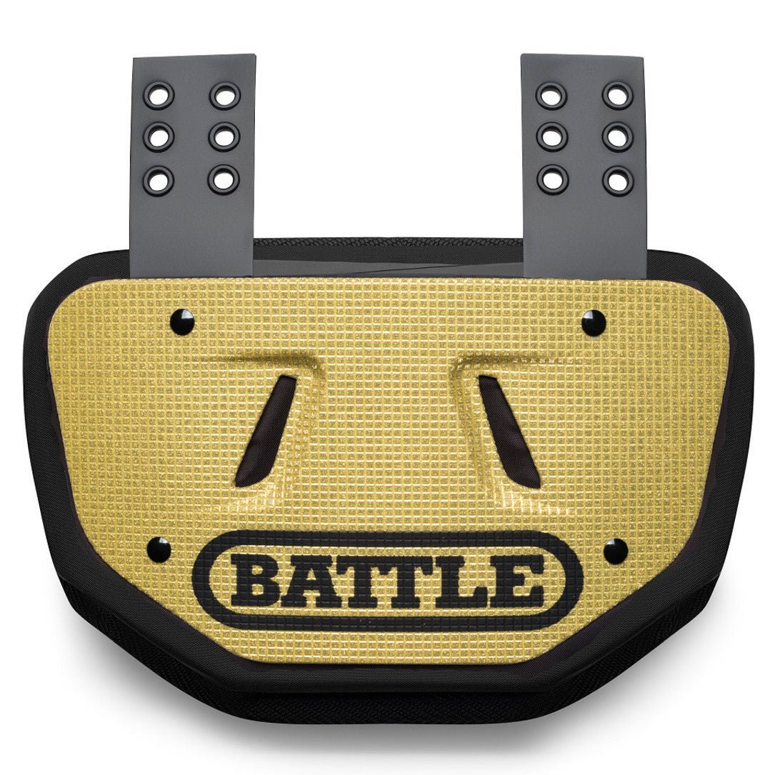 Battle Sports Diamond Adult Chrome Protective Football Back Plate - Forza Sports