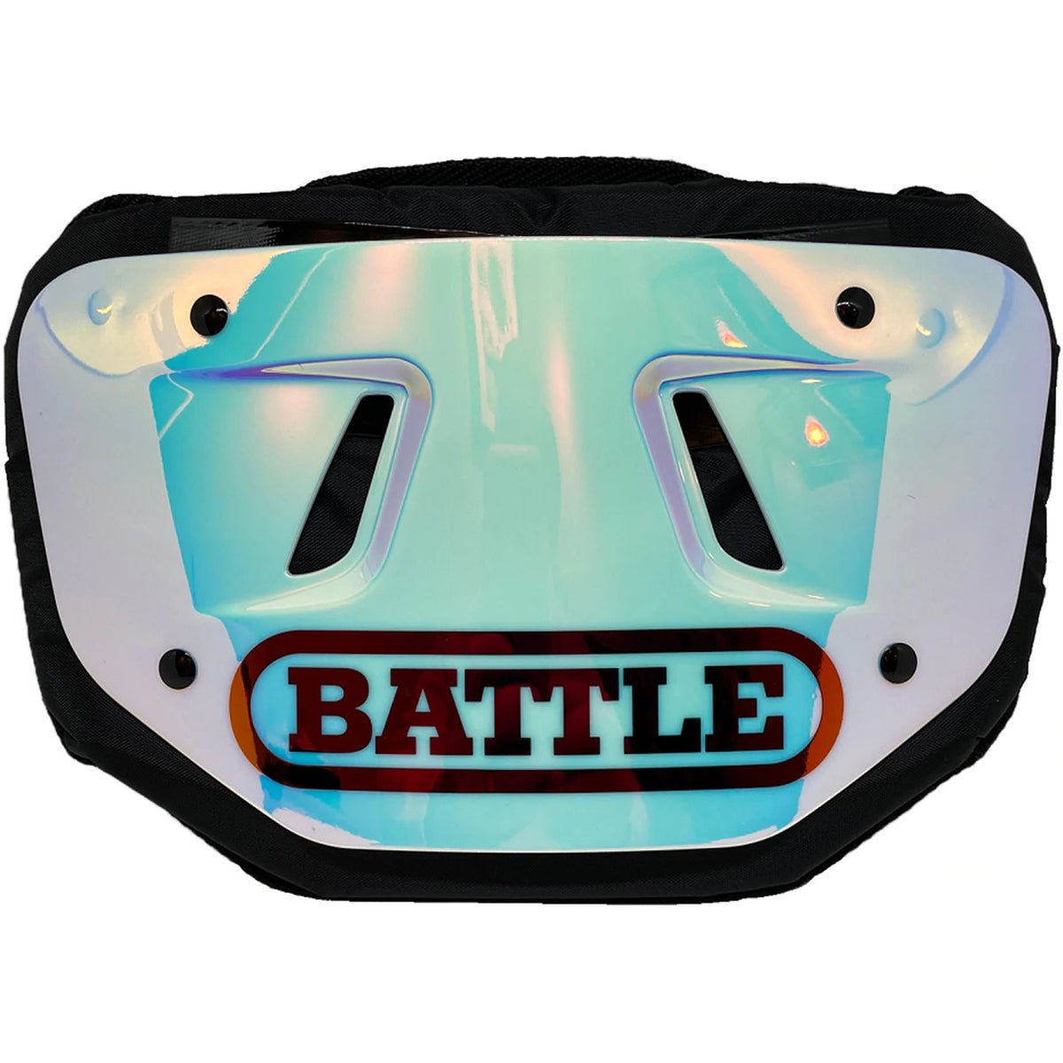 Battle Sports Youth Iridescent Chrome Football Back Plate - Forza Sports