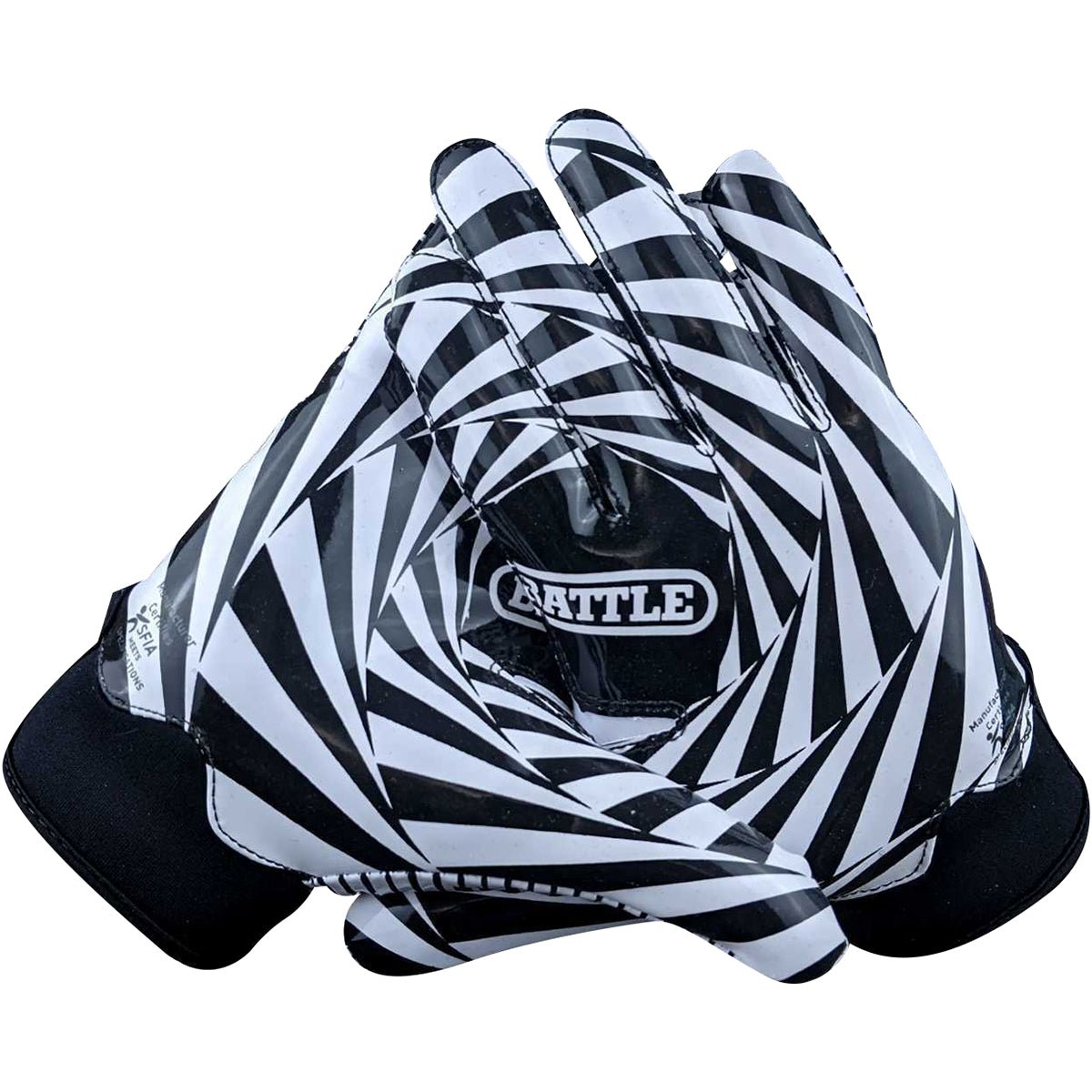 Battle Sports Kaleidoscope Doom 1.0 Youth Football Receiver Gloves - Forza Sports
