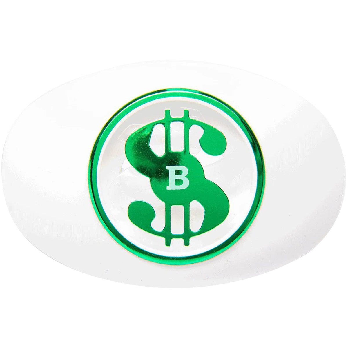 Battle Sports Money Spinner Oxygen Lip Protector Mouthguard - White/Green - Forza Sports