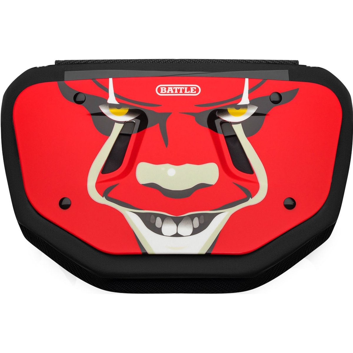 Battle Sports Clown23 Chrome Protective Football Back Plate - Red - Forza Sports