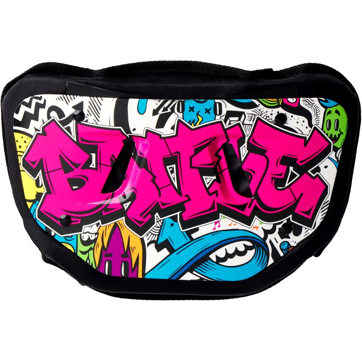 Battle Sports Graffiti Chrome Protective Football Back Plate - Forza Sports