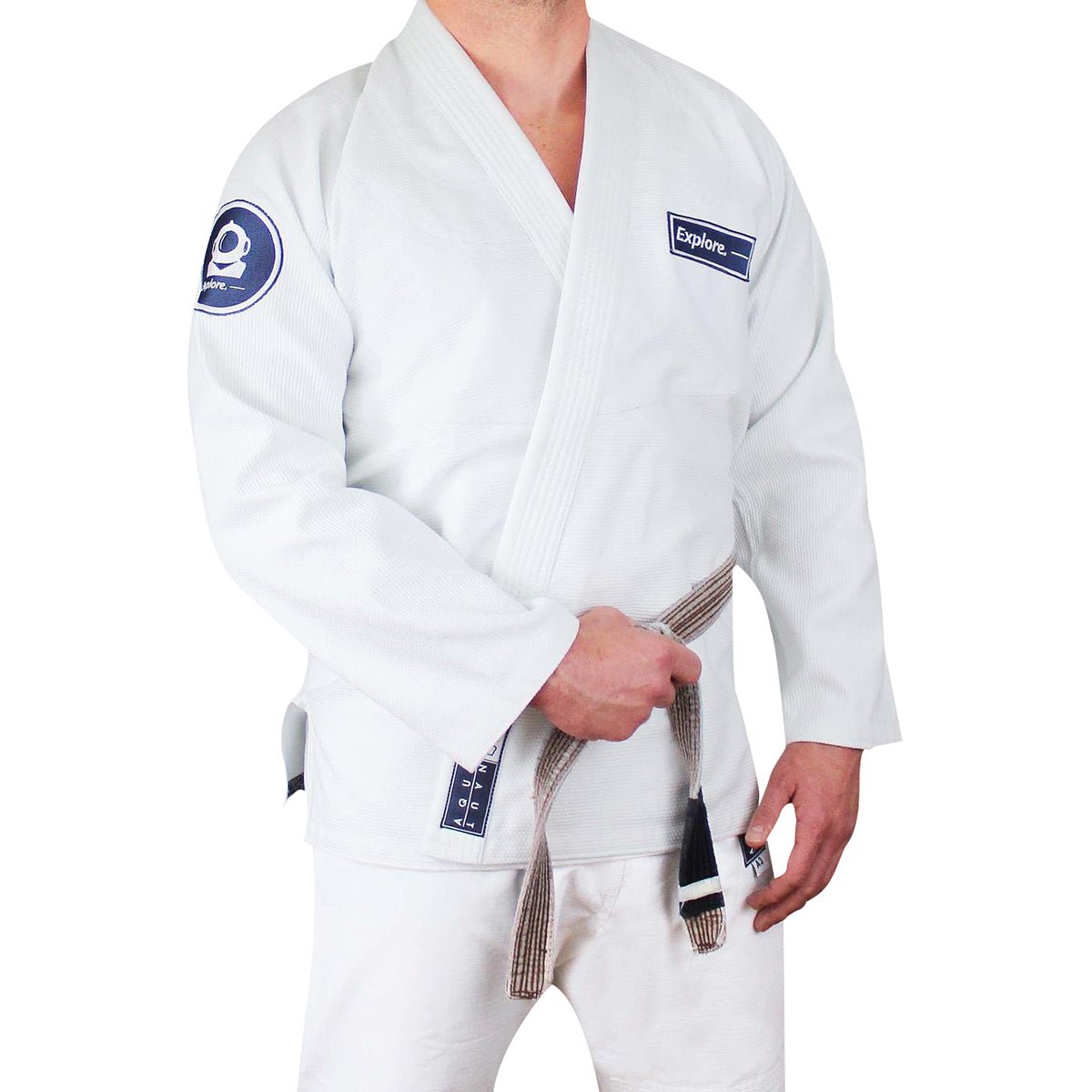 Chaos and Order Explorer Series Aquanaut BJJ Kimono - White - Forza Sports