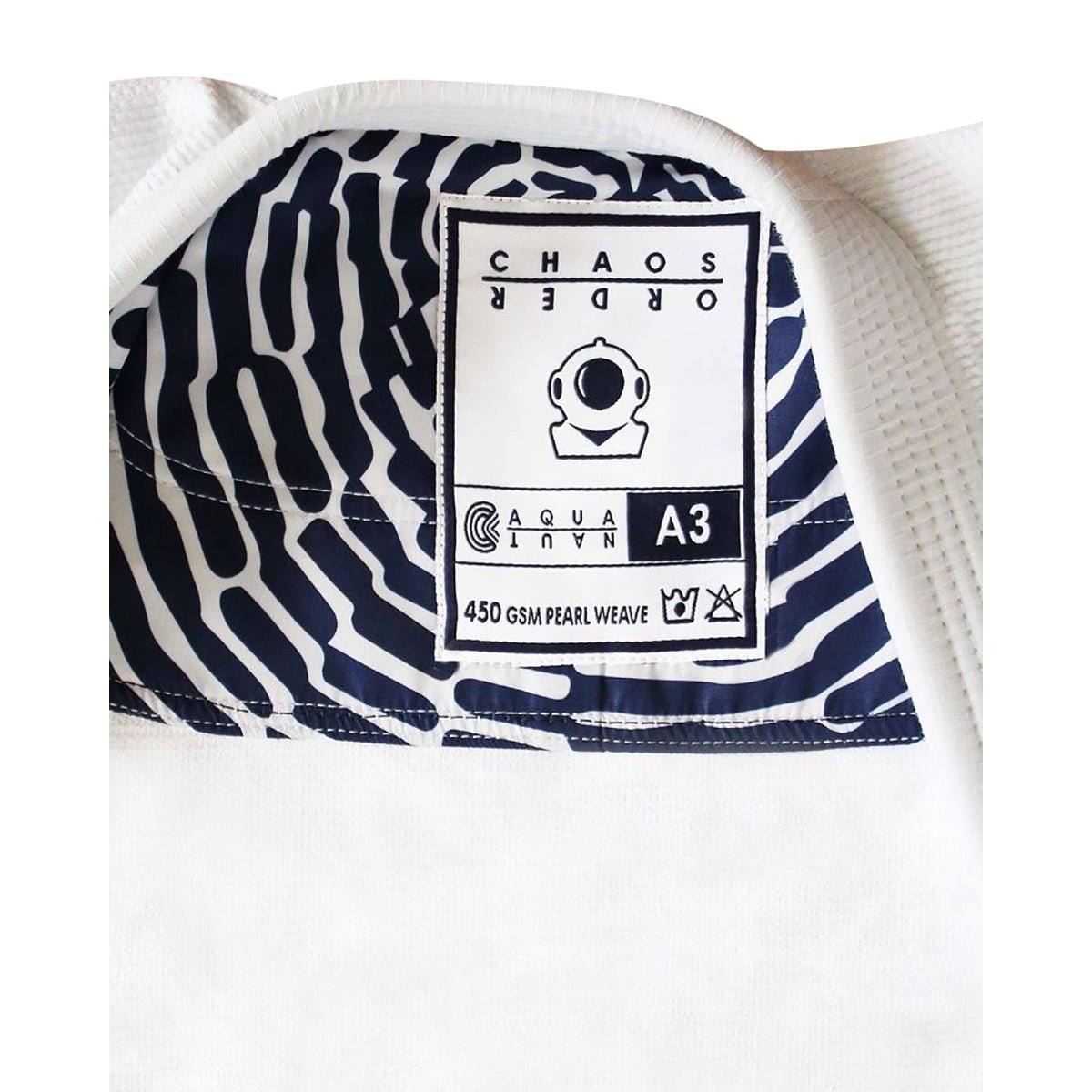 Chaos and Order Explorer Series Aquanaut BJJ Kimono - White - Forza Sports