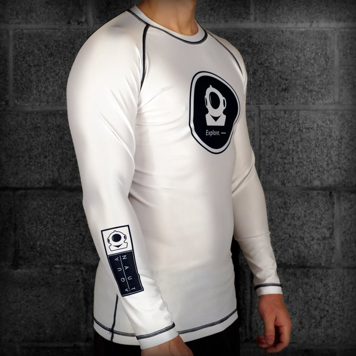 Chaos and Order Explorer Series Aquanaut Long Sleeve BJJ Rashguard - Forza Sports