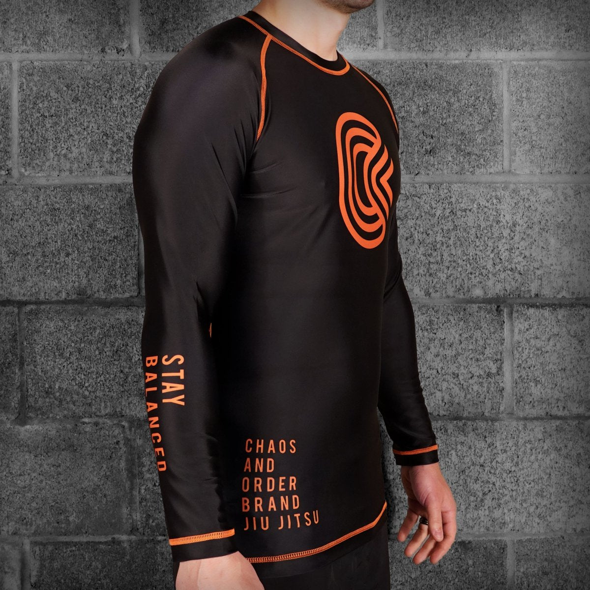 Chaos and Order Base Label V2 Long Sleeve BJJ Rashguard - Forza Sports