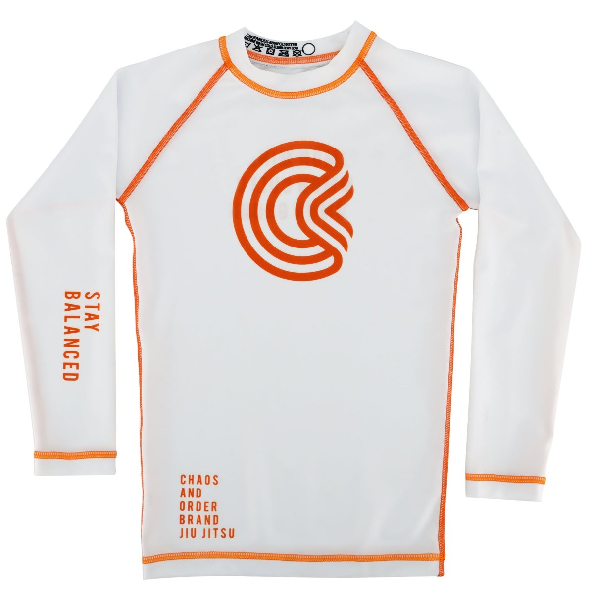 Chaos and Order Kid's Base Label V2 Long Sleeve BJJ Rashguard - Forza Sports