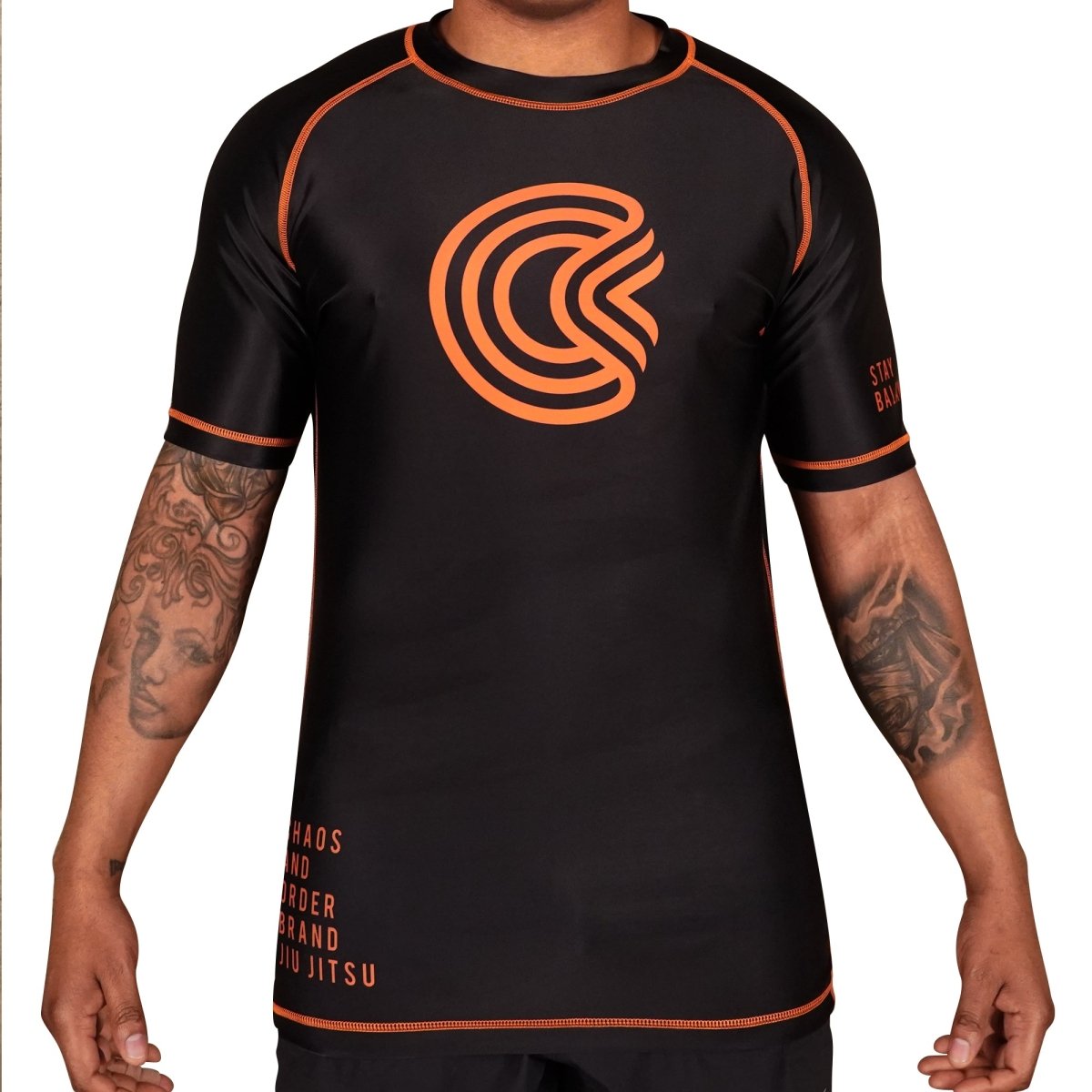 Chaos and Order Base Label V2 Short Sleeve BJJ Rashguard - Forza Sports
