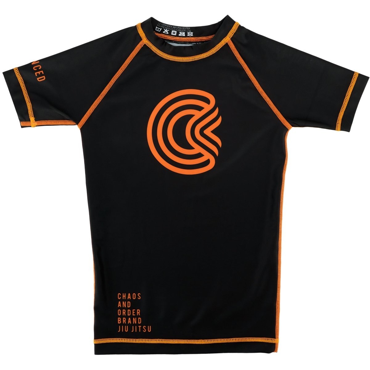 Chaos and Order Kid's Base Label V2 Short Sleeve BJJ Rashguard - Forza Sports