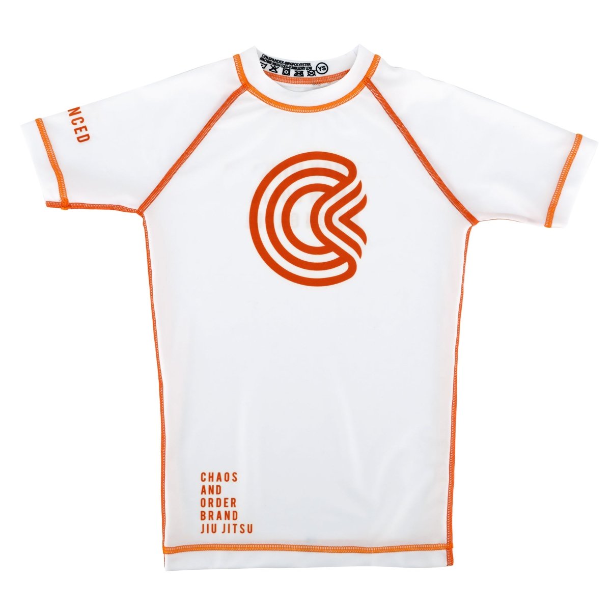 Chaos and Order Kid's Base Label V2 Short Sleeve BJJ Rashguard - Forza Sports