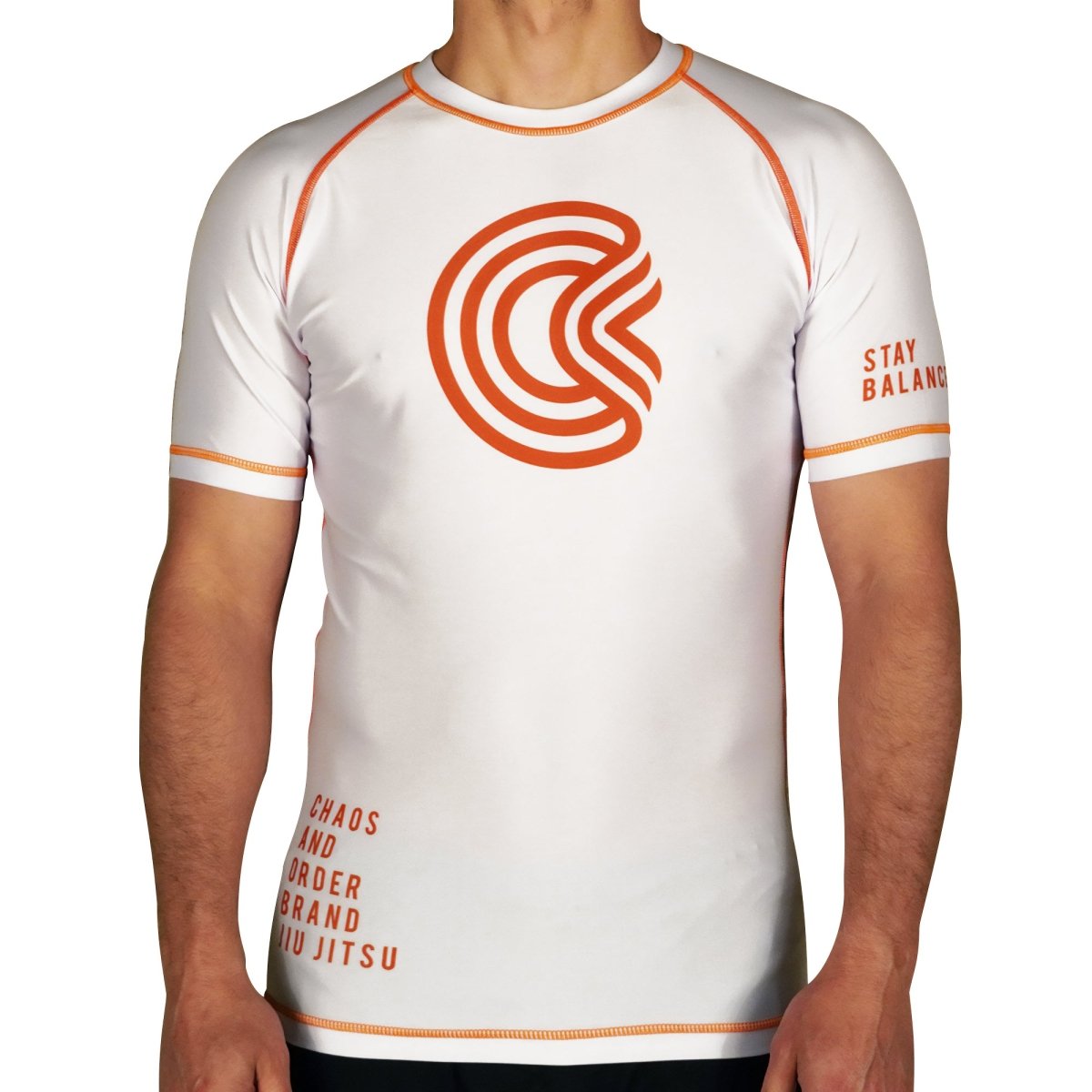 Chaos and Order Base Label V2 Short Sleeve BJJ Rashguard - Forza Sports