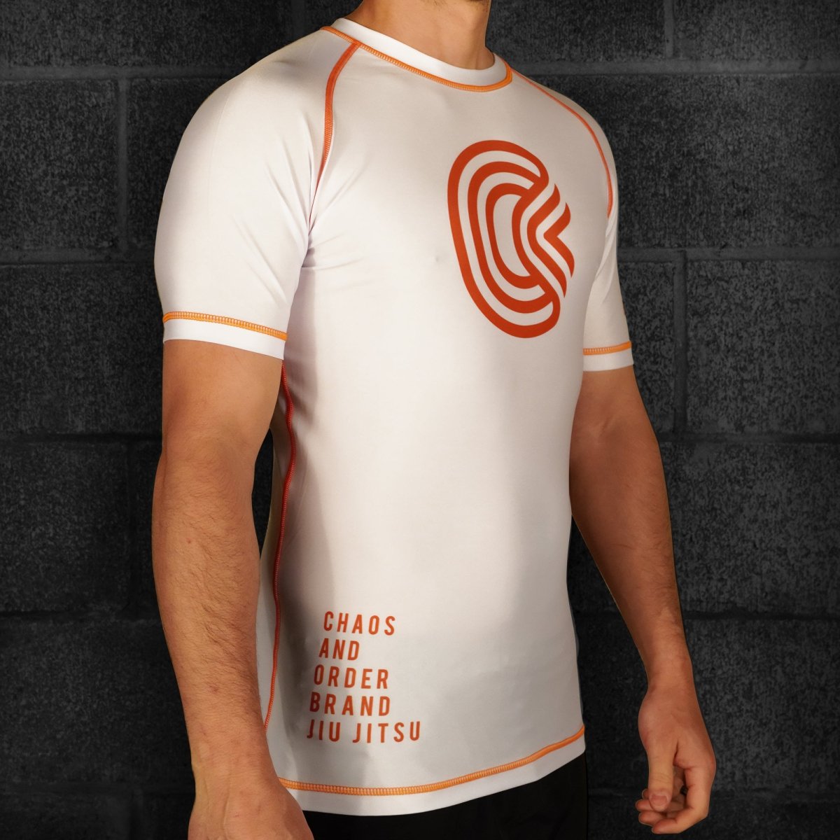 Chaos and Order Base Label V2 Short Sleeve BJJ Rashguard - Forza Sports