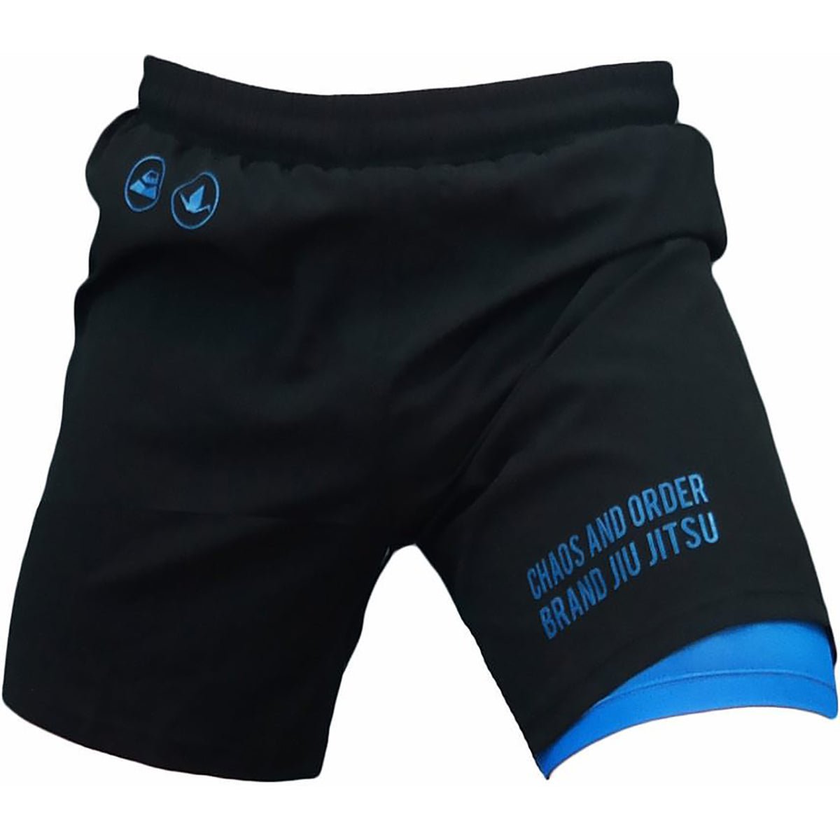 Chaos and Order Balance Series 2 - Layer Premium No - Gi BJJ Shorts - Black - Forza Sports