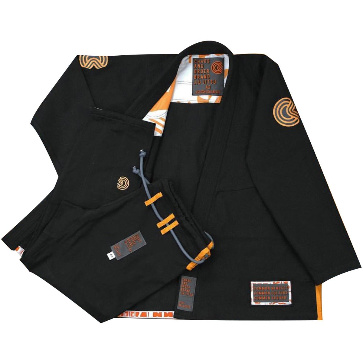 Chaos and Order Base Label V2 BJJ Gi - Black - Forza Sports