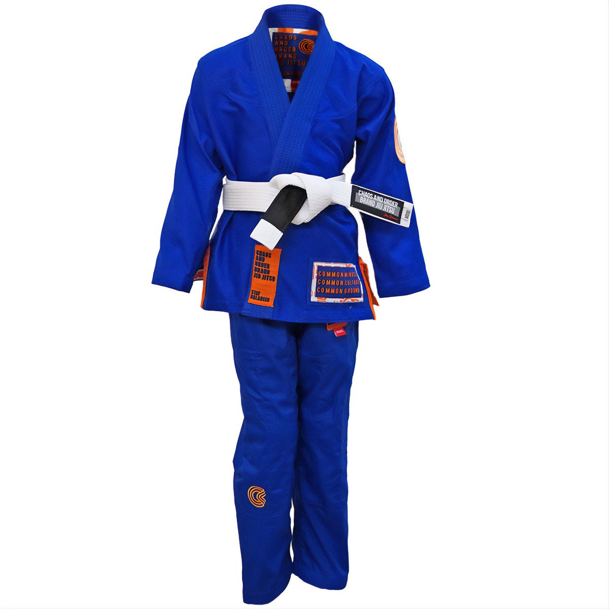 Chaos and Order Kid's Base Label V2 BJJ Gi - Blue - Forza Sports