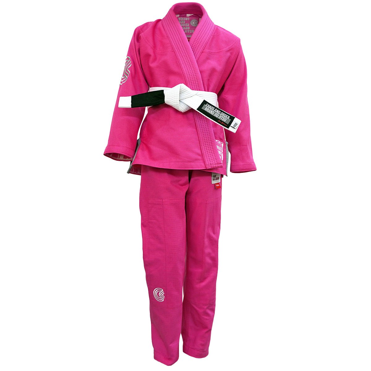 Chaos and Order Kid's Base Label V2 BJJ Gi - Pink - Forza Sports