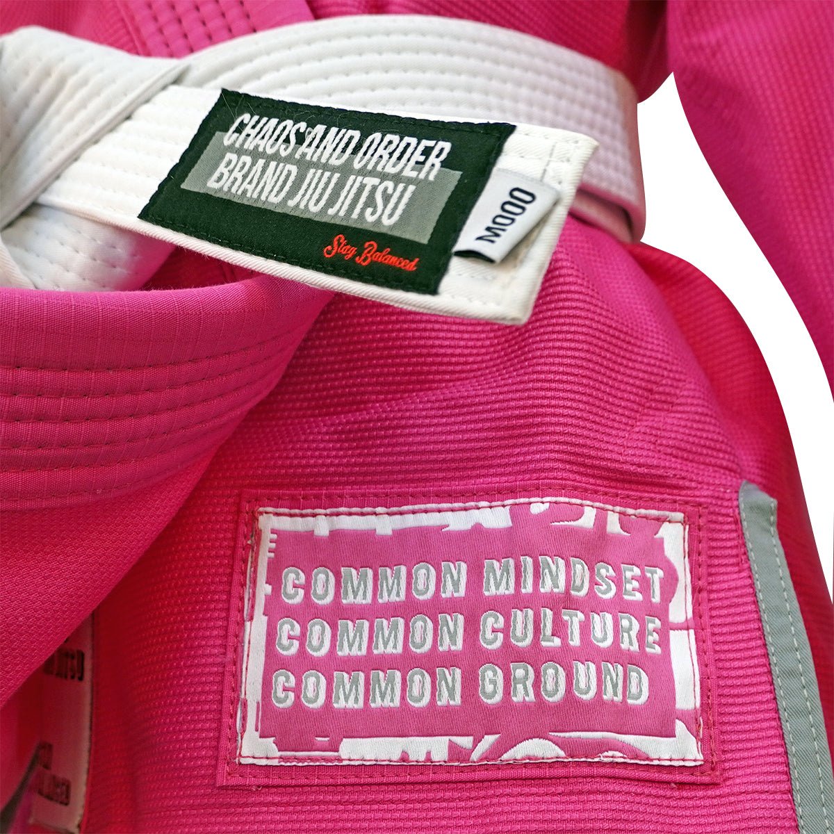 Chaos and Order Kid's Base Label V2 BJJ Gi - Pink - Forza Sports