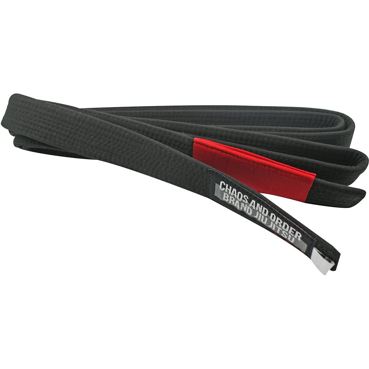 Chaos and Order Premium Jiu - Jitsu Rank Belt - Black - Forza Sports