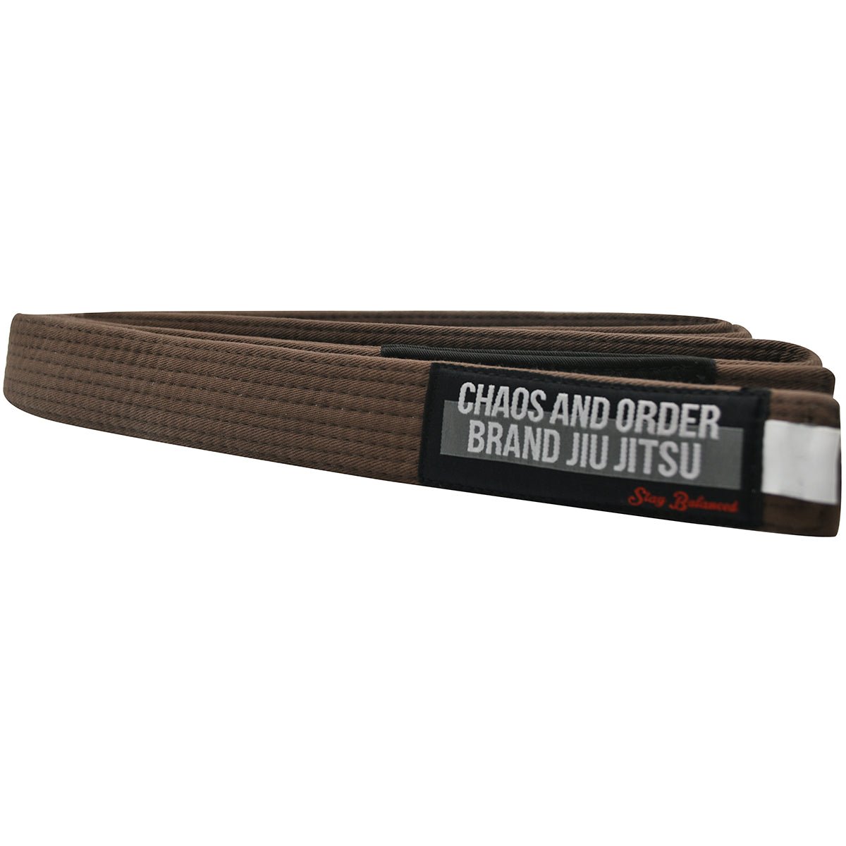 Chaos and Order Premium Jiu - Jitsu Rank Belt - Brown - Forza Sports