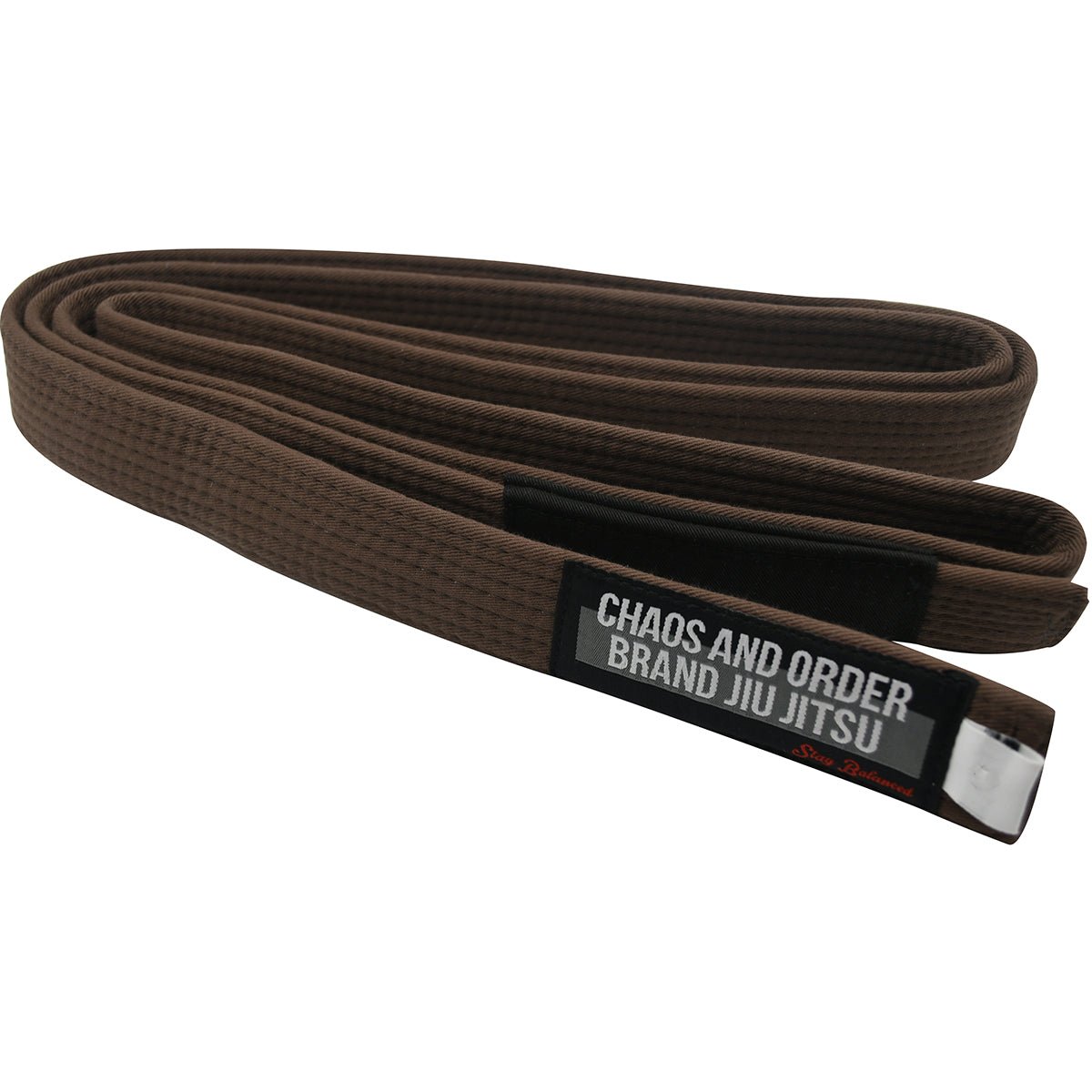 Chaos and Order Premium Jiu - Jitsu Rank Belt - Brown - Forza Sports