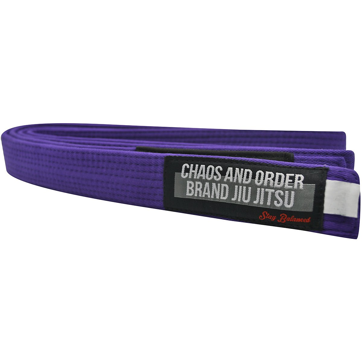Chaos and Order Premium Jiu - Jitsu Rank Belt - Purple - Forza Sports