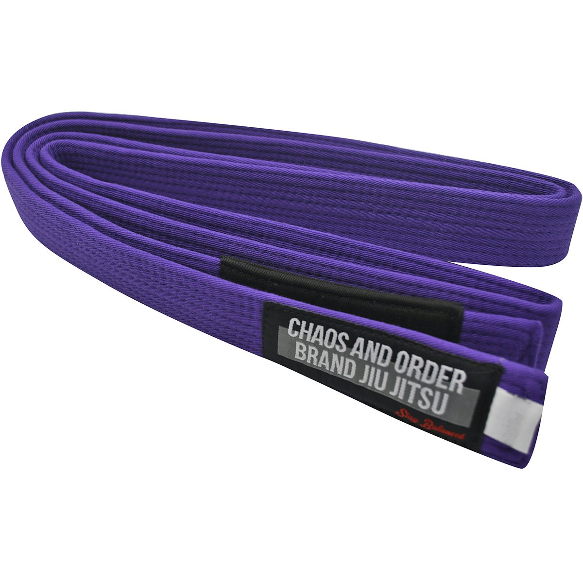 Chaos and Order Premium Jiu - Jitsu Rank Belt - Purple - Forza Sports