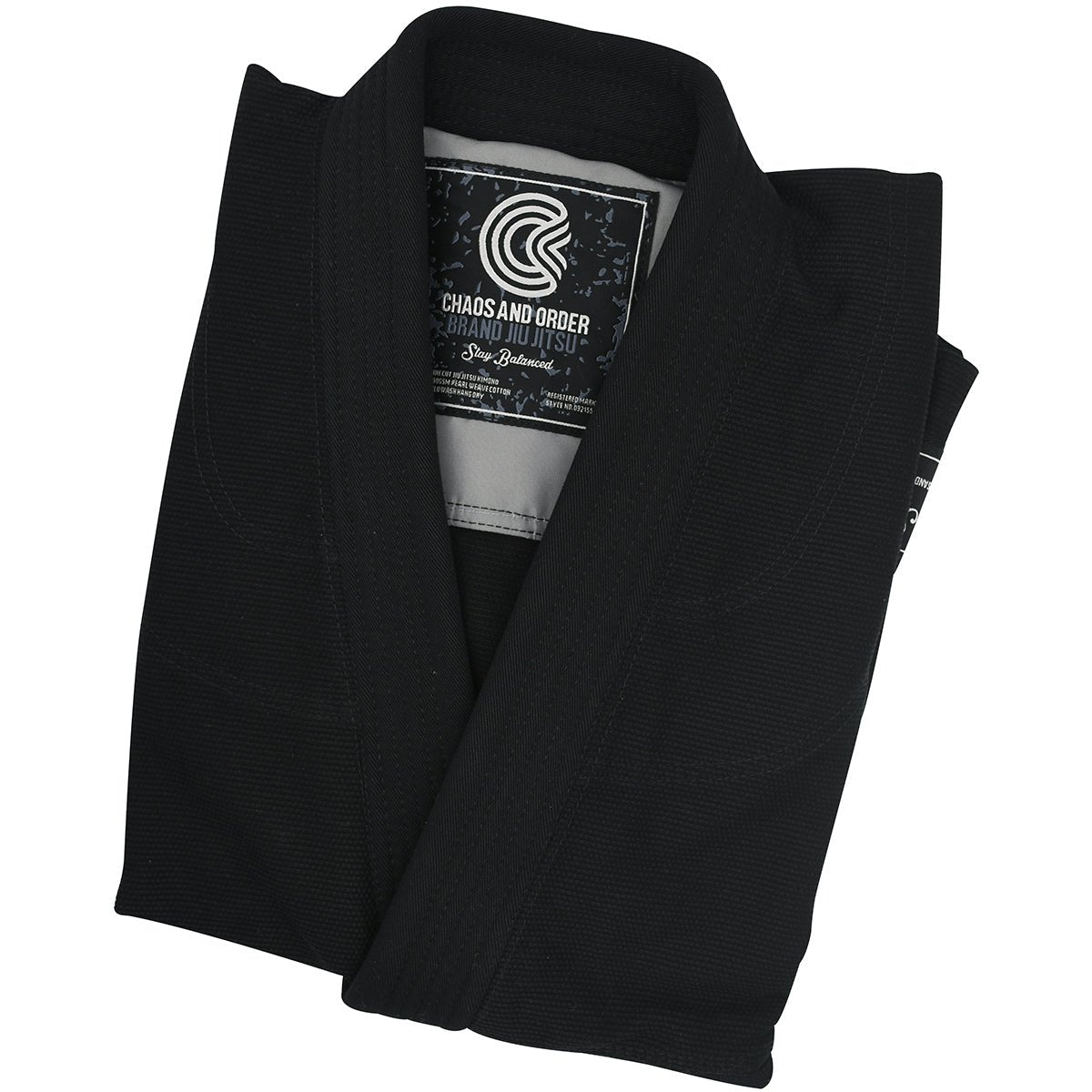 Chaos and Order Static Label BJJ Gi - Black - Forza Sports