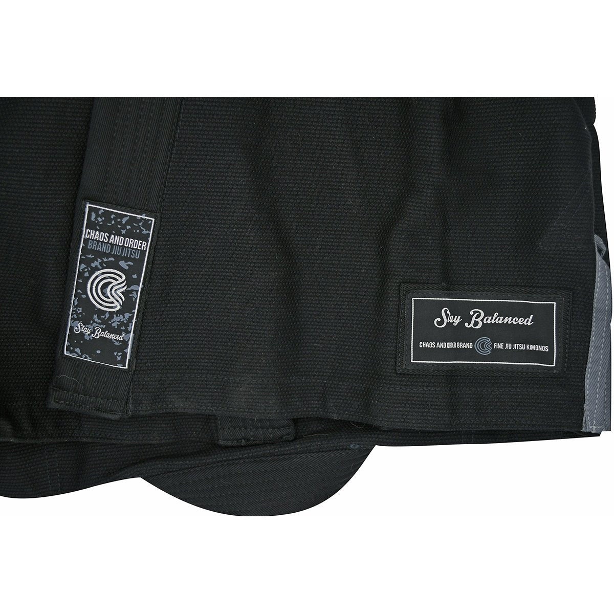 Chaos and Order Static Label BJJ Gi - Black - Forza Sports